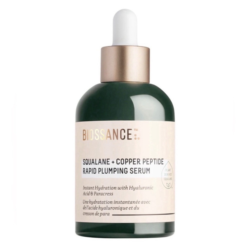 Biossance Squalane + Copper Peptide Rapid Plumping Serum 50ml 1.69 fl oz NEW